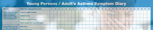 What is an asthma diary and how to use one?